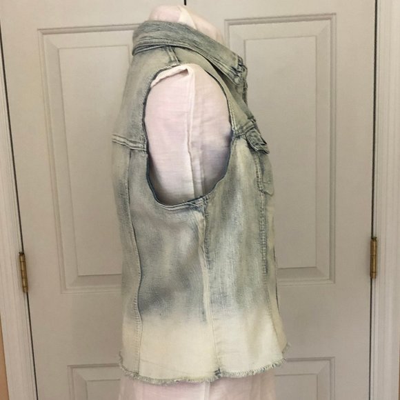 Jean Sleeveless Maurices Denim Vest  Size XL - Picture 2 of 8